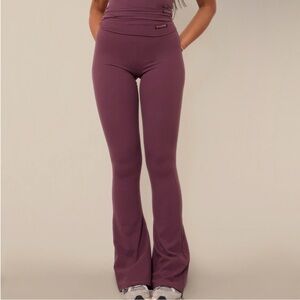 PrettyLittleThing Purple Flared Pants